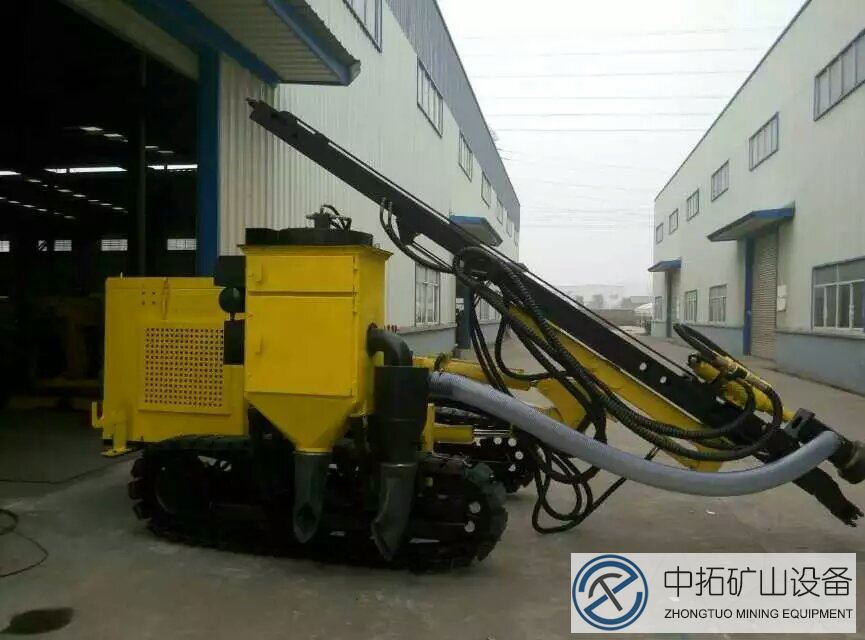 中拓新型吸尘式潜孔钻机在矿山施工中的应用